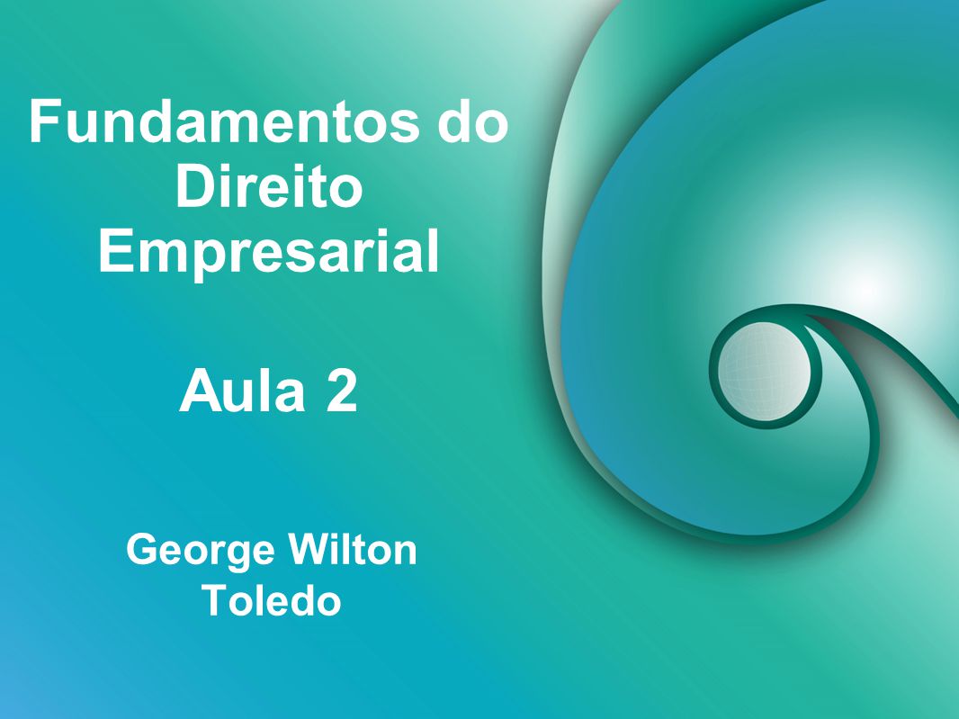 Fundamentos Do Direito Empresarial Ppt Carregar